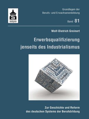 cover image of Erwerbsqualifizierung jenseits des Industrialismus